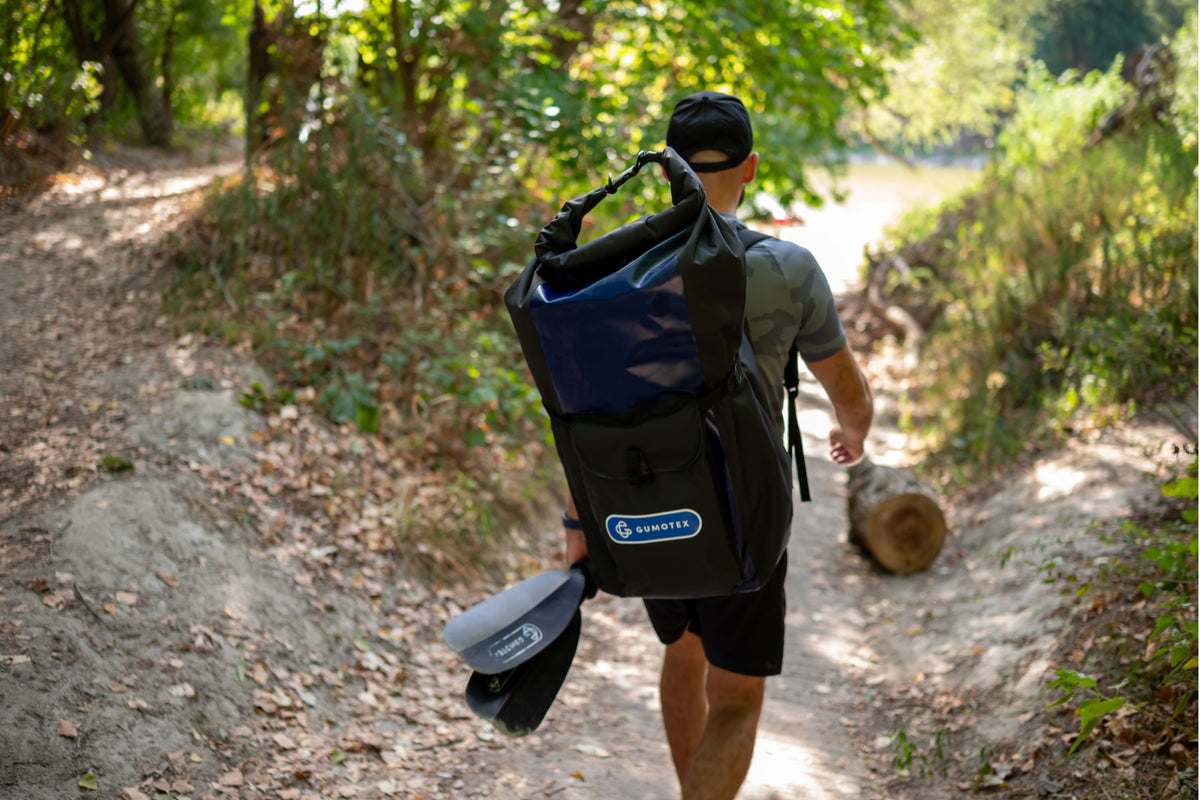 WATERPROOF TRANSPORT BAG 100 L | Blue / Black