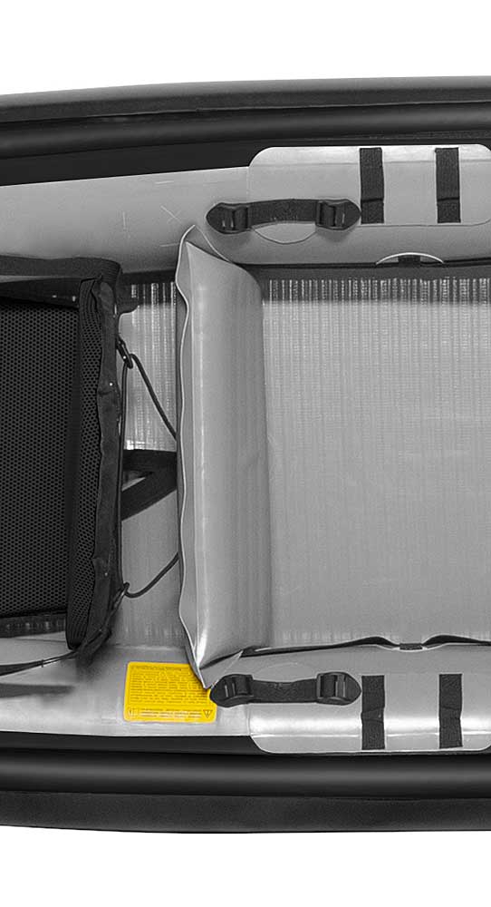 Rush 2 REAR FOOTREST | Dropstitch | Black